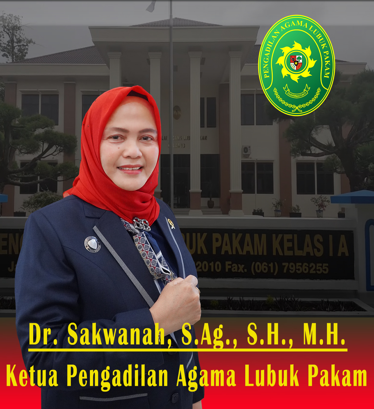 Direktur Jenderal Badan Peradilan Agama, Dr. H. Aco Nur, S.H., M.H.